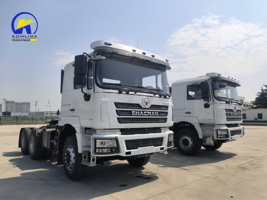10 wielen zware Shacman trekker truck hoofd met zitplaatsen ≤ 5 en motorvermogen &gt; 8L