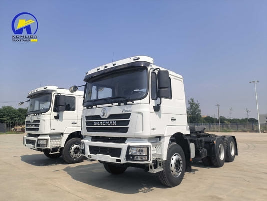 10 wielen zware Shacman trekker truck hoofd met zitplaatsen ≤ 5 en motorvermogen &gt; 8L