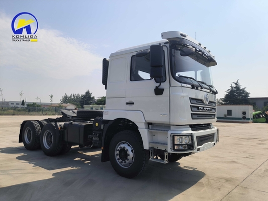 10 wielen zware Shacman trekker truck hoofd met zitplaatsen ≤ 5 en motorvermogen &gt; 8L