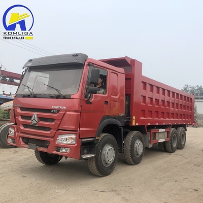 Gebruikte Sinotruk 8X4 zware dumptruck met voorlift