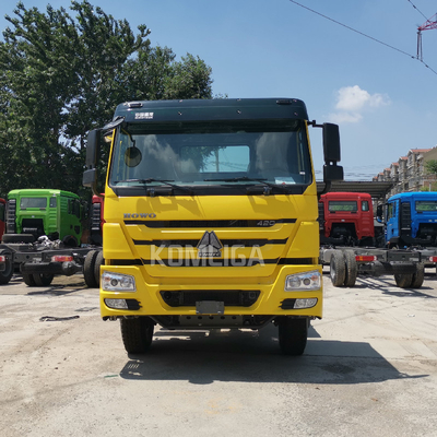 HOWO 10 Wheel Stractor Truck Head Prime Mover met trailer A/C cabine en aanpassing
