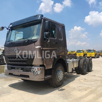 HOWO 10 Wheel Stractor Truck Head Prime Mover met trailer A/C cabine en aanpassing