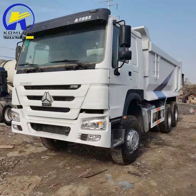 Sinotruk HOWO U-vormige gebruikte dumper met 371 pk en 1200r20 radiale banden