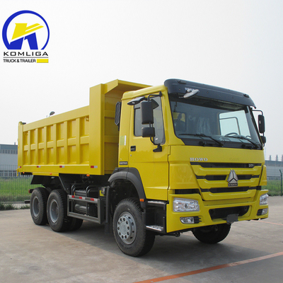 Radial banden ontwerp HOWO 6X4 dumptruck vervaardigd in voor de zware markt