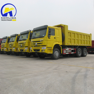 Radial banden ontwerp HOWO 6X4 dumptruck vervaardigd in voor de zware markt