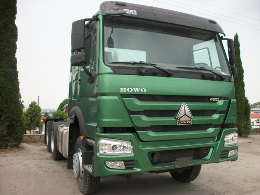 Stuur Zf Stuur HOWO 3 Assen 6X4 Tractor Truck Head Prime Mover 6800*2500*3200mm