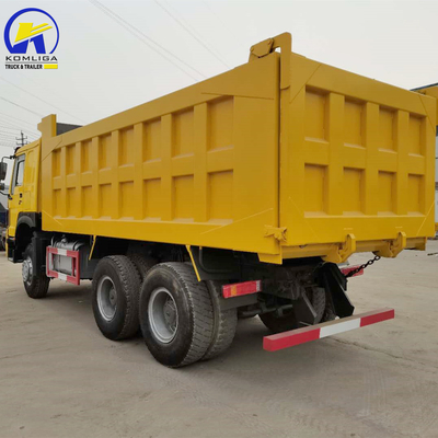 Gebruikte Sinotruk HOWO 375HP Dump Truck met hoge pk 351-450hp in goede staat
