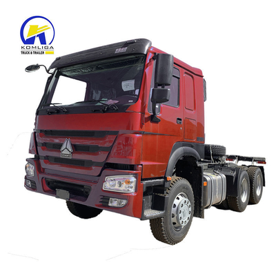 12.00r20 banden en Wd615.47 motor Euro2 HOWO Sino 6X4 trekkerkop vrachtwagen met onderdelen