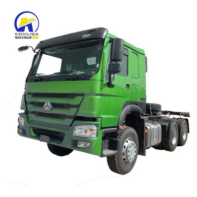 12.00r20 banden en Wd615.47 motor Euro2 HOWO Sino 6X4 trekkerkop vrachtwagen met onderdelen