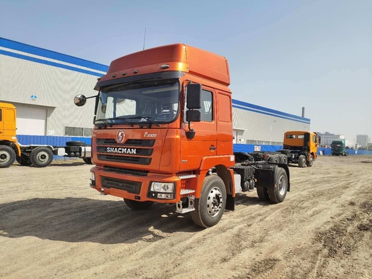 2 assen 3 assen Shacman 4X2 6X4 Tractor Truck Prime Mover met 400L aluminium olie tank