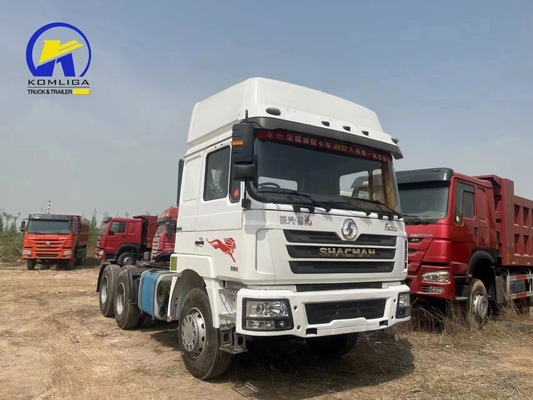 Shacman 6X4 Tractor Trailer Head Truck met achteras Man 16 ton Twee-stap reductieversnelling