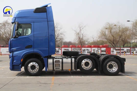 Shacman X6000 6*4 trekker vrachtwagen met man 16 ton Twee-stap reductie versnelling Achteras