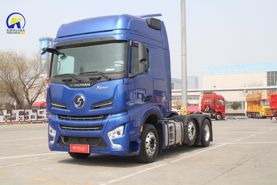 Shacman X6000 6*4 trekker vrachtwagen met man 16 ton Twee-stap reductie versnelling Achteras