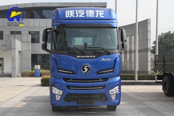 Shacman X6000 6*4 trekker vrachtwagen met man 16 ton Twee-stap reductie versnelling Achteras