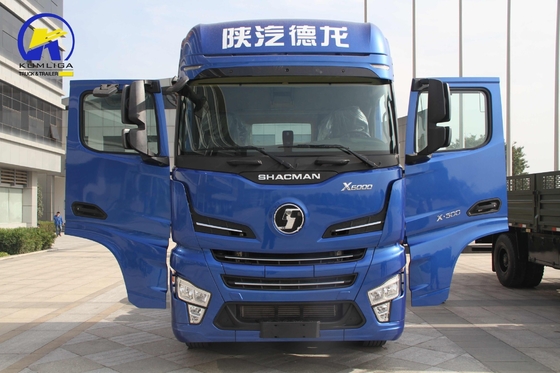 Shacman X6000 6*4 trekker vrachtwagen met man 16 ton Twee-stap reductie versnelling Achteras