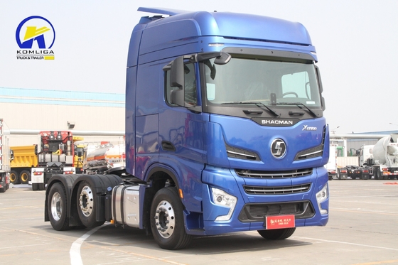 Shacman X6000 6*4 trekker vrachtwagen met man 16 ton Twee-stap reductie versnelling Achteras