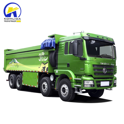 Shacman 8X4 Dump Truck voor Sand Stone Heavy Duty Hw76 Cab 351-450 pk