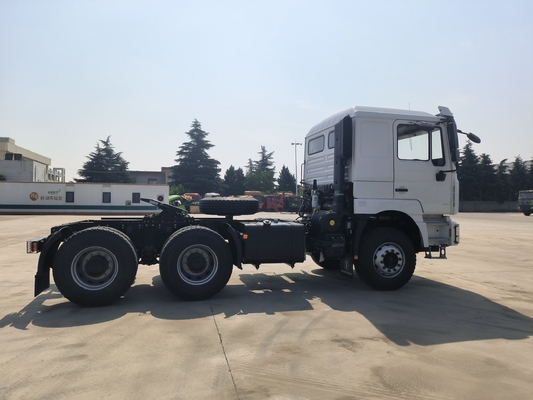 Shacman 6X4 zware vrachtwagen &gt; 8L motorvermogen man 7,5 ton vooras / gebruikt voor aanhangwagen
