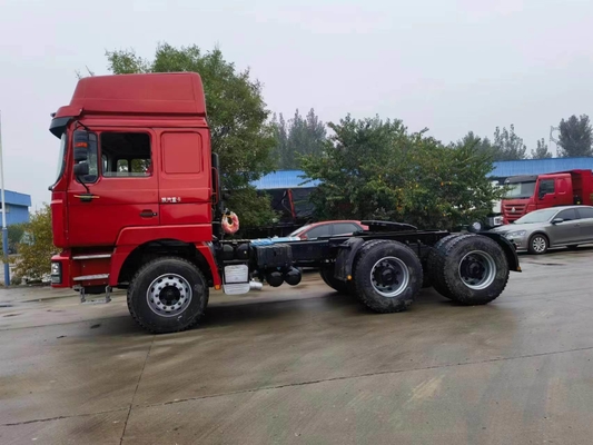 Shacman 6X4 zware vrachtwagen &gt; 8L motorvermogen man 7,5 ton vooras / gebruikt voor aanhangwagen