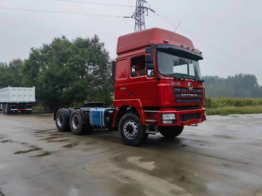 Shacman 6X4 zware vrachtwagen &gt; 8L motorvermogen man 7,5 ton vooras / gebruikt voor aanhangwagen