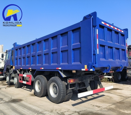 Voorste Lifting Style Sinotruk HOWO 8X4 Dump Truck met grote capaciteit en gele dump