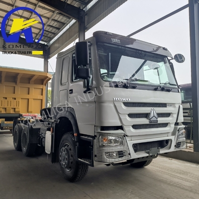 Heavy Duty HOWO 6X4 10 Wheeler Gebruikte Prime Mover Tractor Head Truck met aanpassing
