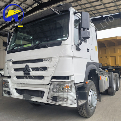 Handgeschakelde transmissie type Zz4257s3241W Zware wagen Sinotruk HOWO 6X4 Traktorhoofdtruck