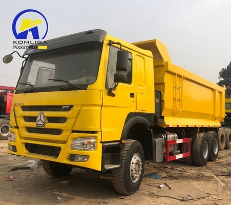 16 ton laadvermogen Achsaxel 10 banden 6X4 HOWO Dump truck voor technische ondersteuning