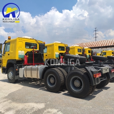 Sinotruck HOWO 6X4 336HP 371HP 375HP Tractorhead Truck met handgeschakelde versnellingsbak