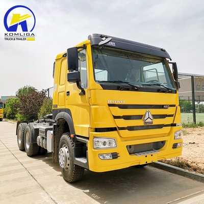 Sinotruck HOWO 6X4 336HP 371HP 375HP Tractorhead Truck met handgeschakelde versnellingsbak