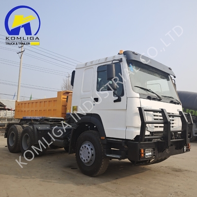 Gebruikte trekkerhoofdtruck Sinotruk HOWO 6X4 met een laadvermogen van 40-60 ton