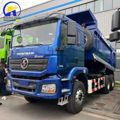 6X4 stuurwiel Shacman Dump Tipper Truck met motorcapaciteit&gt;8L Afrika's topkeuze