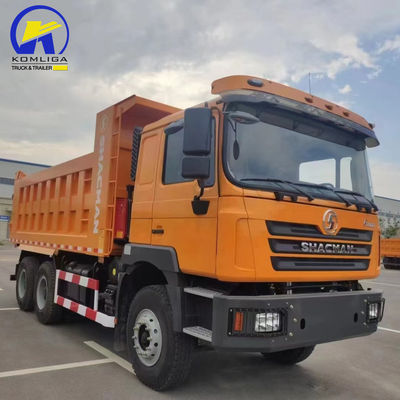 6X4 stuurwiel Shacman Dump Tipper Truck met motorcapaciteit&gt;8L Afrika's topkeuze