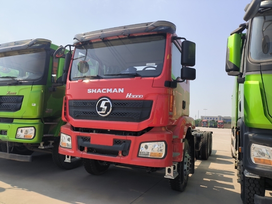 Zf Steering Shacman 6X4 10 wielen 30t trekker vrachtwagen met 400L aluminium olie tanker naar Afrika