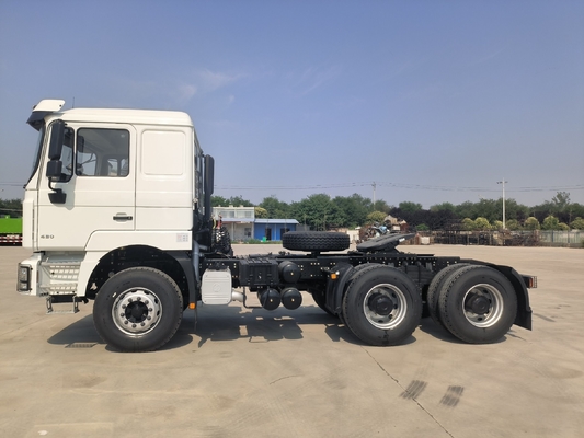 Zf Steering Shacman 6X4 10 wielen 30t trekker vrachtwagen met 400L aluminium olie tanker naar Afrika