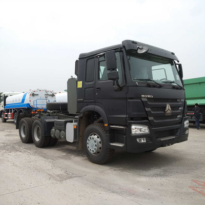 Vooras 9 ton Sinotruk HOWO Gebruikte 10 wielen 6*4 Trailer Head Tractor Truck Verkoop