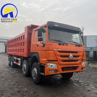 351-450 pk Sinotruk HOWO 8X4 Tipper Truck met 50t laadvermogen Front Lifting Dump Truck