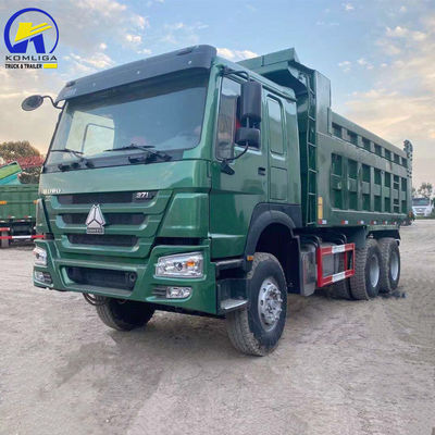 Gebruikte Sinotruck HOWO Dump Truck 6X4 20-30 Tonnen Tipper Trucks Euro 2 Paardenkracht 351-450 pk