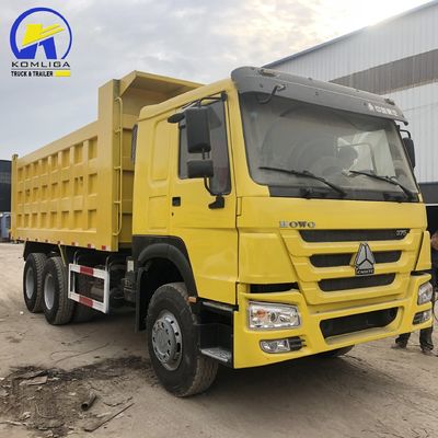 Gebruikte Sinotruck HOWO Dump Truck 6X4 20-30 Tonnen Tipper Trucks Euro 2 Paardenkracht 351-450 pk
