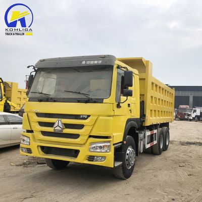 Gebruikte Sinotruck HOWO Dump Truck 6X4 20-30 Tonnen Tipper Trucks Euro 2 Paardenkracht 351-450 pk