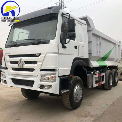 Gebruikte Sinotruk HOWO 375HP 6X4 U-vorm tipper dump truck met motor Wd615.47.D12.42