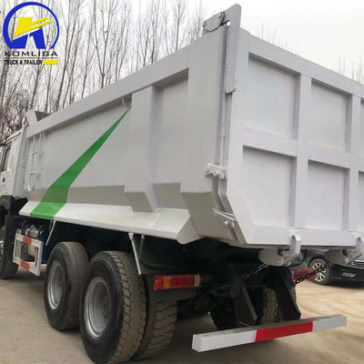 Gebruikte Sinotruk HOWO 375HP 6X4 U-vorm tipper dump truck met motor Wd615.47.D12.42