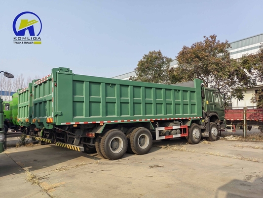 Geel 11500*2500*3400mm HOWO Sinotruk 8X4 371HP 400HP 430HP Tipper Dump Zware Truck