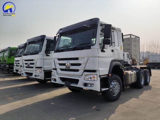 420 pk Diesel Sinotruk HOWO 6X4 10 wielen Tractor Truck Trailer Head voor eindindustrie