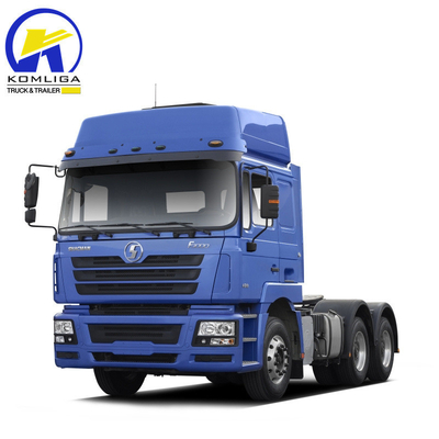3.7 snelheidsverhouding tweedehands Shacman F3000 trekker vrachtwagen 4X2 6X4 Prime Mover Trailer Head