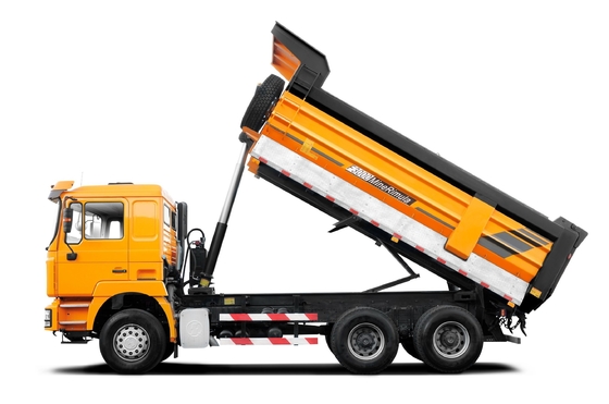 6X4 Shacman Dump Truck met hydraulische lift en Hw19710 transmissie