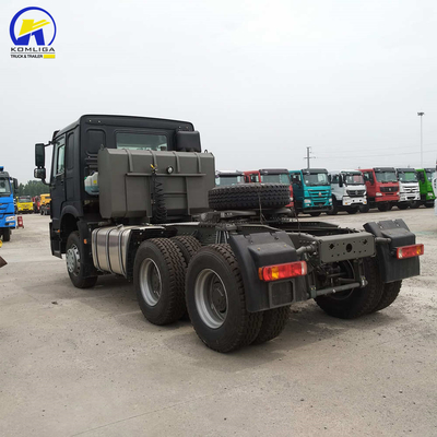 Euro2-emissie Gebruikte 420 pk Sinotruk HOWO trekkertruck voor zware prime mover