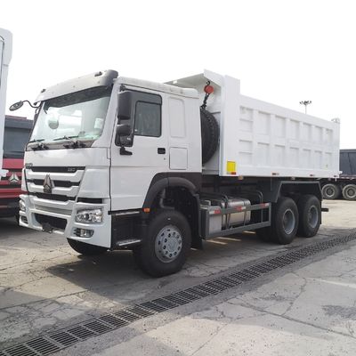 Rode Sinotruk HOWO 10 wielen dumptruck voor Afria 20cbm Bucket Dimensie 5600X2300X1500