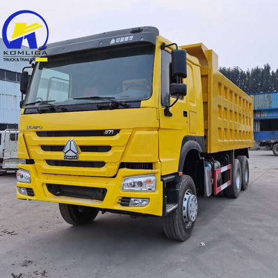 Gebruikte 6X4 Grade een 371HP 375HP Sinotruck HOWO Tipper Dump Truck met Radial Tire Design