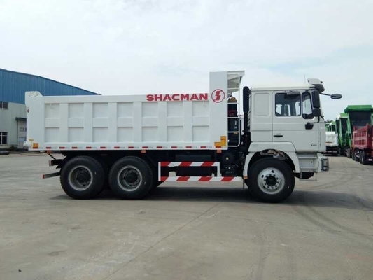 25-30 ton Capaciteit 6X4 10 Wielen Shacman Tipper Truck met 20cbm Bucket Dimensie